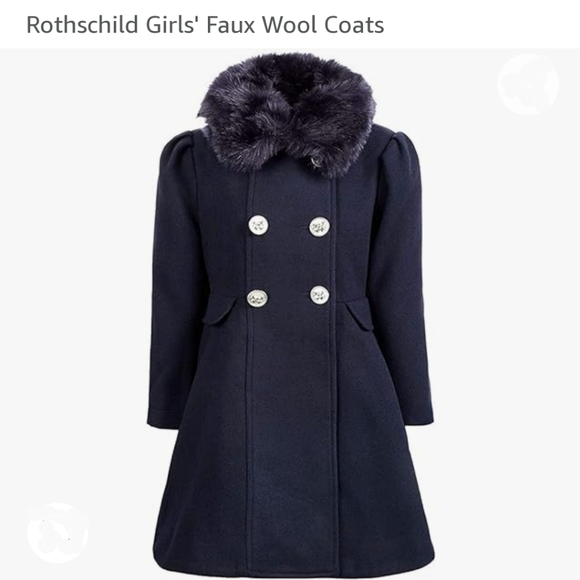 Girl's winter long coats - Picture 1 of 5